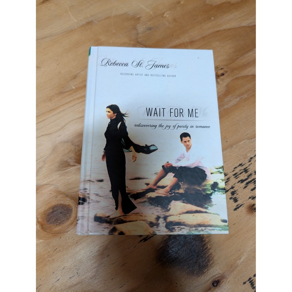 Rebecca St. James Wait For Me Book Adult OS White Excellent Hardcover Purity